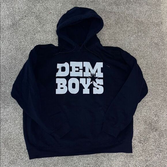 cowboys Other - Blue Dallas Cowboys Americas Star Team Dem Boys Hooded Hoodie Sweatshirt L men’s